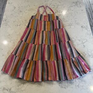 Cat & Jack Multicolor Striped Kids Dress